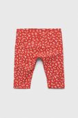 Дитячі легінси United Colors of Benetton колір червоний візерунок
