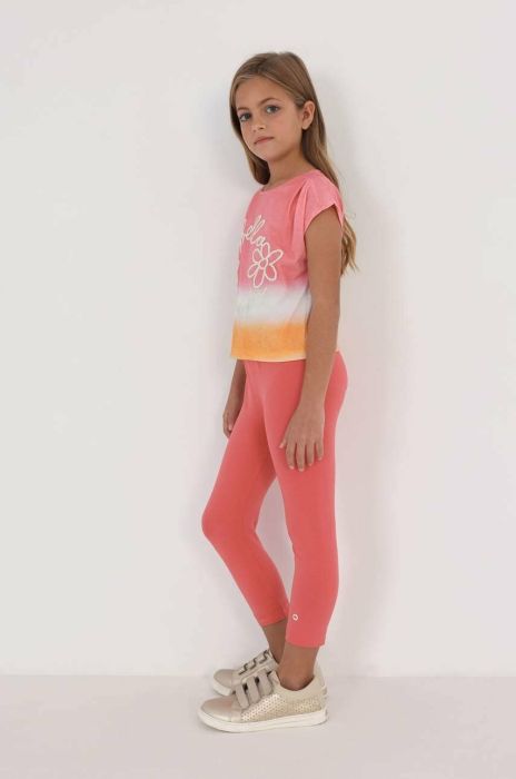 Дитячі легінси Mayoral колір рожевий однотонні (2974516)