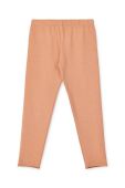 Дитячі легінси Liewood колір бежевий однотонні