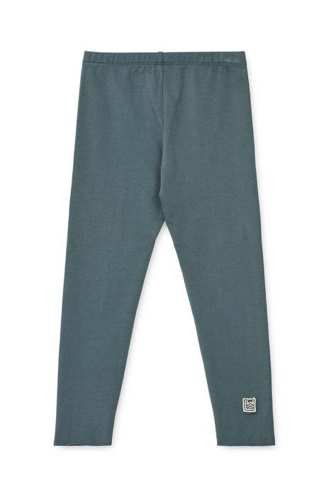 Дитячі легінси Liewood однотонні колір блакитний
