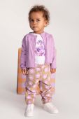 Дитячі спортивні штани Coccodrillo колір бежевий візерунок (3028020)