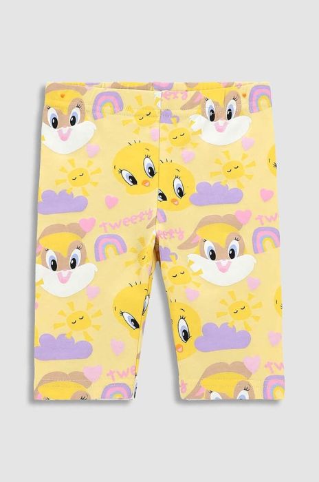 Легінси для немовлят Coccodrillo колір жовтий візерунок