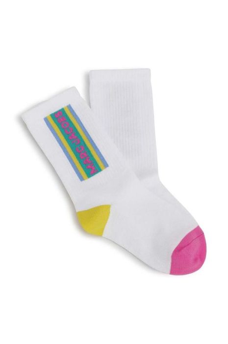 Дитячі шкарпетки Marc Jacobs колір білий
