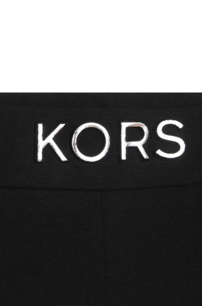 Дитячі легінси Michael Kors колір чорний однотонні (3082039) фото 3