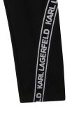 Дитячі легінси Karl Lagerfeld колір чорний з принтом (3070323)