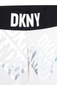 Дитячі легінси Dkny колір білий візерунок (3082069)