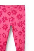 Дитячі легінси Desigual колір рожевий візерунок (3045045)