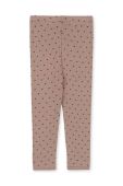 Дитячі бавовняні легінси Konges Sl?jd колір рожевий візерунок (3014026)
