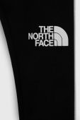 Дитячі легінси The North Face колір чорний з принтом