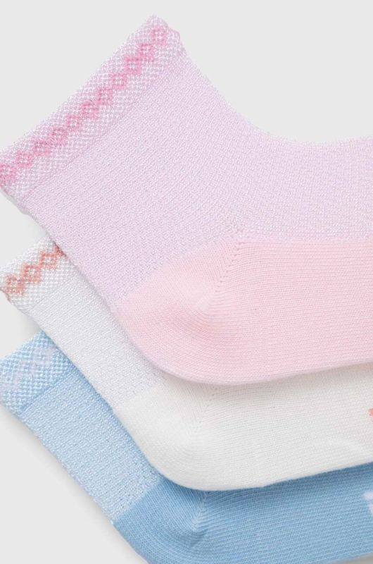 Дитячі шкарпетки Fila 3-pack колір барвистий (3207109) фото 2