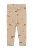 Дитячі бавовняні легінси Konges Sl?jd колір помаранчевий візерунок