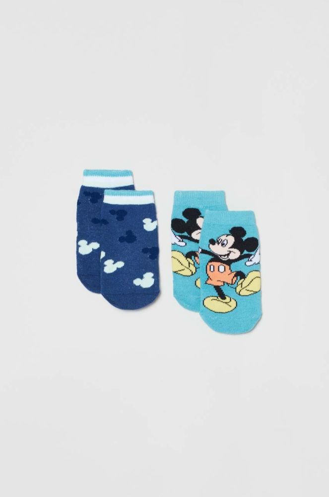 Шкарпетки для немовлят OVS 2-pack колір блакитний (3128362)
