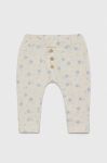 Легінси для немовлят United Colors of Benetton колір бежевий візерунок