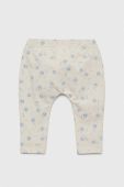 Легінси для немовлят United Colors of Benetton колір бежевий візерунок