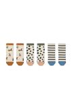 Дитячі шкарпетки Liewood 3-pack колір бежевий (3279202)