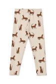 Дитячі легінси Liewood колір бежевий візерунок (3122989)