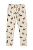 Дитячі легінси Liewood колір бежевий візерунок (3279245)