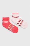 Дитячі шкарпетки Tommy Hilfiger 2-pack колір рожевий (3000381)