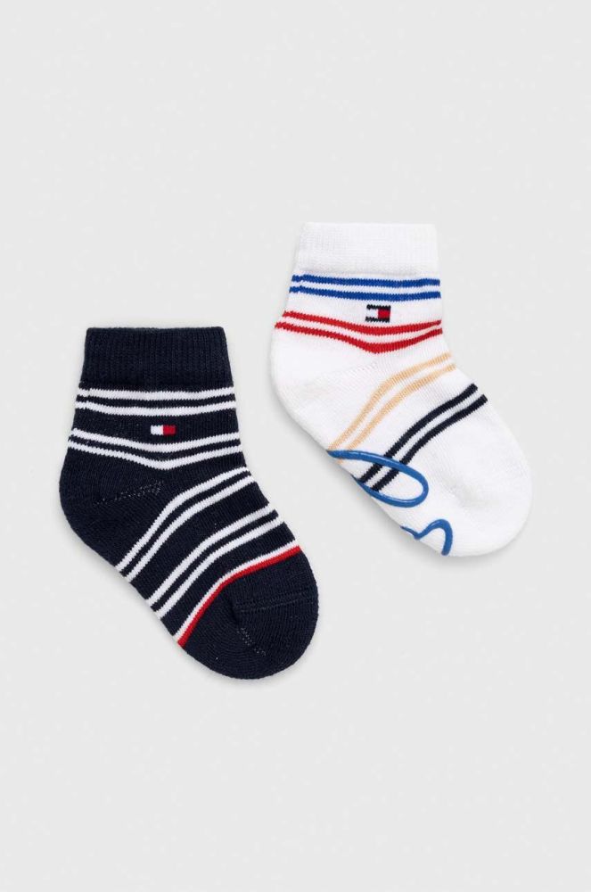 Дитячі шкарпетки Tommy Hilfiger 2-pack колір синій (3000420)