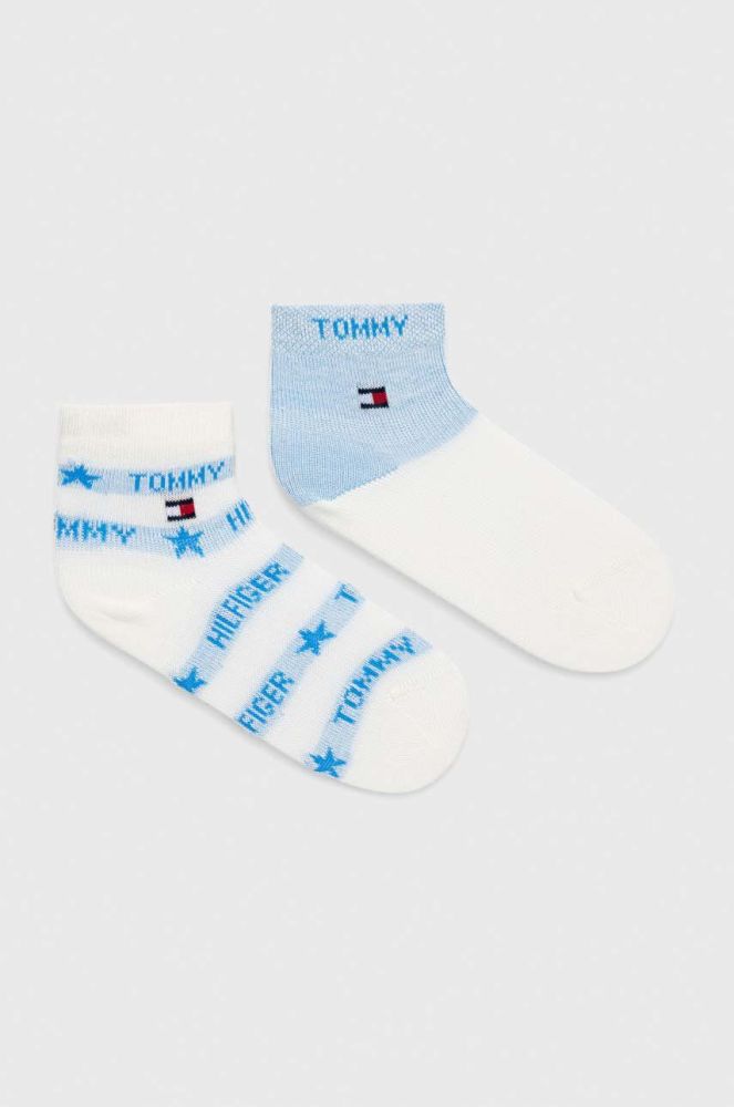 Дитячі шкарпетки Tommy Hilfiger 2-pack колір блакитний (3000427)