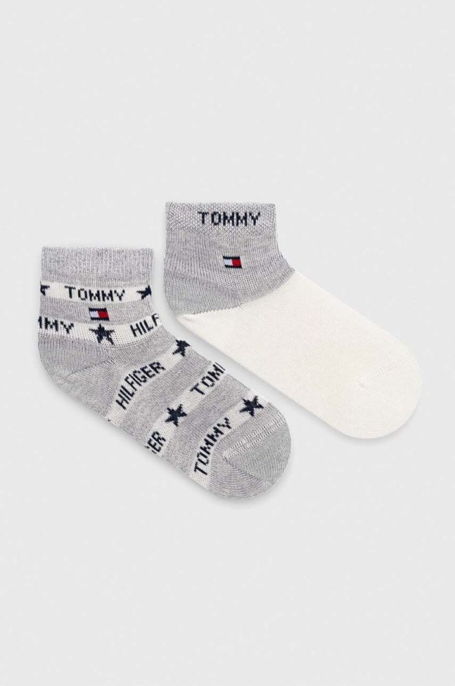 Дитячі шкарпетки Tommy Hilfiger 2-pack колір сірий (3000425)