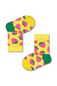 Дитячі шкарпетки Happy Socks Kids Strawberry колір жовтий