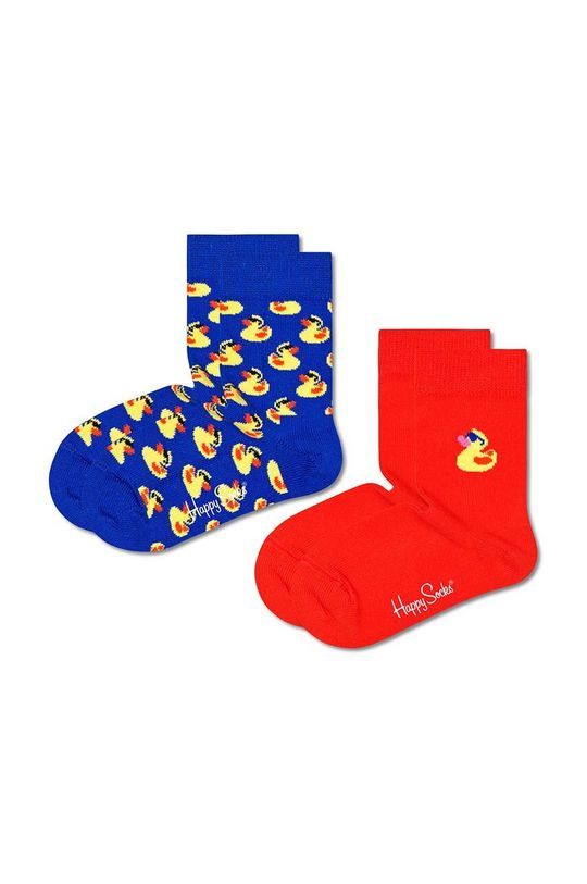 Дитячі шкарпетки Happy Socks Kids Rubberduck 2-pack колір барвистий