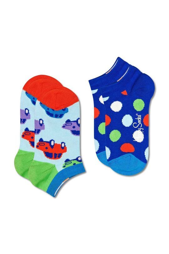 Дитячі шкарпетки Happy Socks Kids Car 2-pack колір блакитний (3121164)