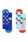 Дитячі шкарпетки Happy Socks 2-pack колір блакитний (3117026)