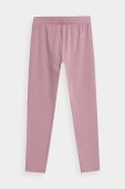 Дитячі легінси 4F колір рожевий однотонні (3224631)