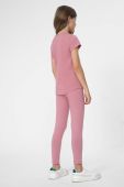 Дитячі легінси 4F колір рожевий однотонні (3224631)