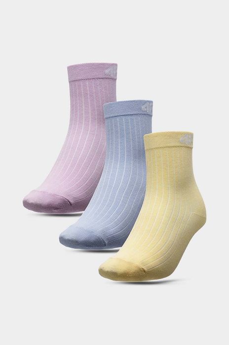 Дитячі шкарпетки 4F 3-pack колір барвистий Дитячі шкарпетки 4F 3-pack колір барвистий