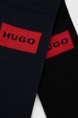 Шкарпетки HUGO 2-pack чоловічі колір чорний (2978642)