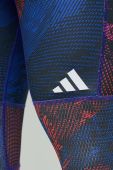 Легінси для бігу adidas Performance Saturday чоловічі колір синій візерунок