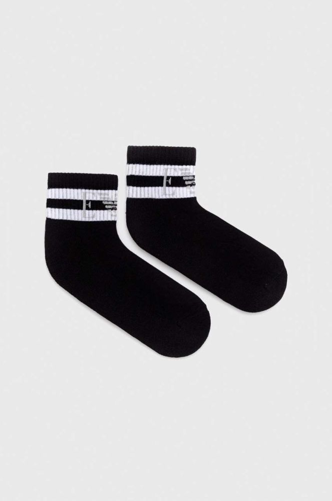 Шкарпетки Emporio Armani Underwear 2-pack чоловічі колір чорний (3074197)
