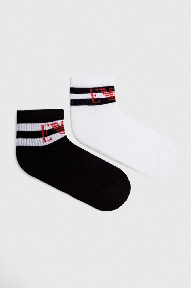 Шкарпетки Emporio Armani Underwear 2-pack чоловічі колір барвистий (3074198)