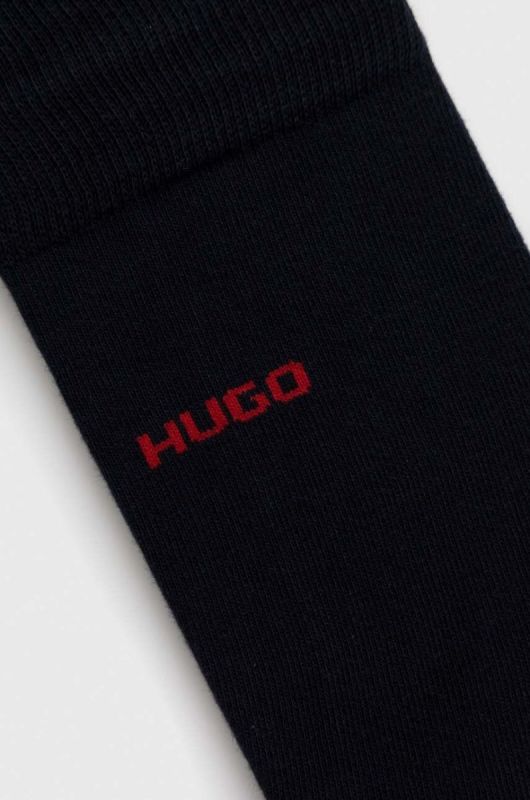 Шкарпетки HUGO 3-pack чоловічі колір синій фото 2
