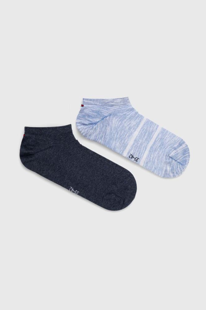 Шкарпетки Tommy Hilfiger 2-pack чоловічі колір блакитний (3000472)