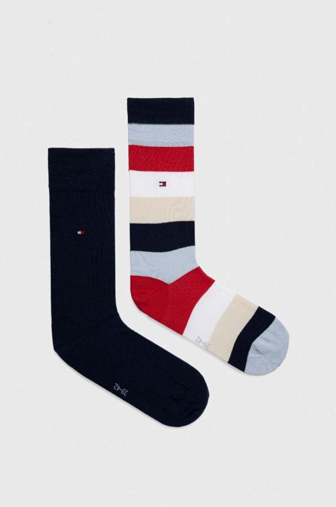 Шкарпетки Tommy Hilfiger 2-pack чоловічі колір барвистий (3000486)