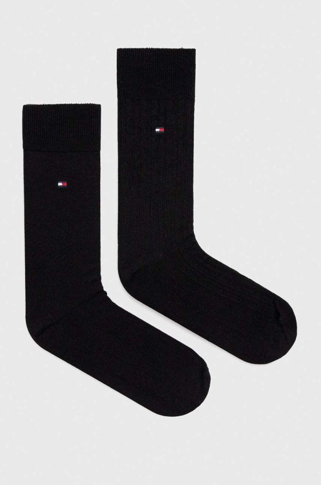 Шкарпетки Tommy Hilfiger 2-pack чоловічі колір чорний (3188230)