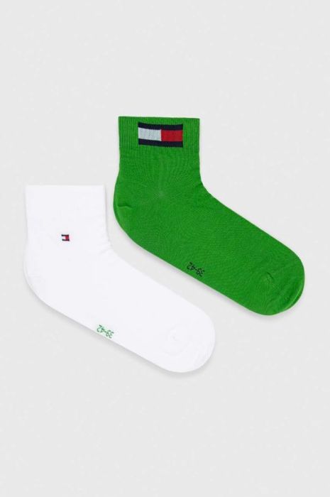 Шкарпетки Tommy Hilfiger 2-pack чоловічі колір зелений (3170415)