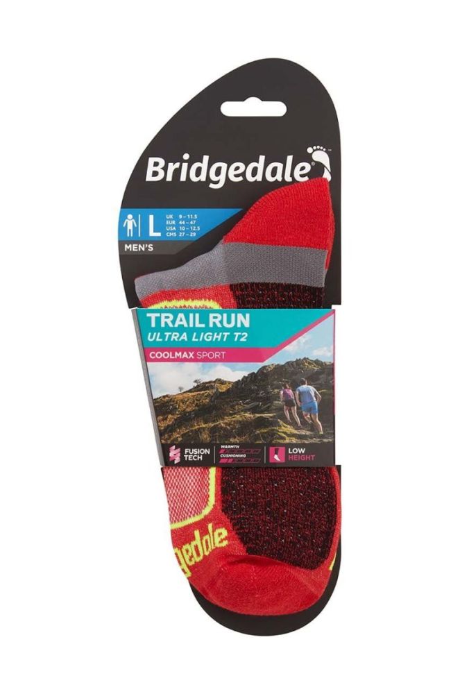 Шкарпетки Bridgedale Ultralight T2 Coolmax Low колір червоний (3180123) фото 3