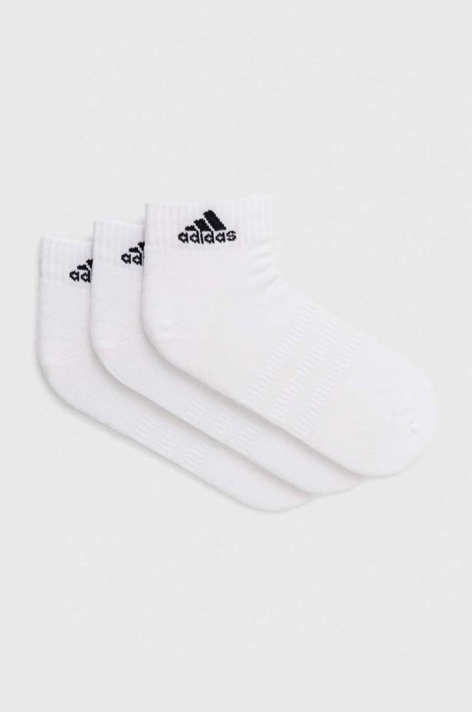 Шкарпетки adidas 3-pack колір білий (2988229)