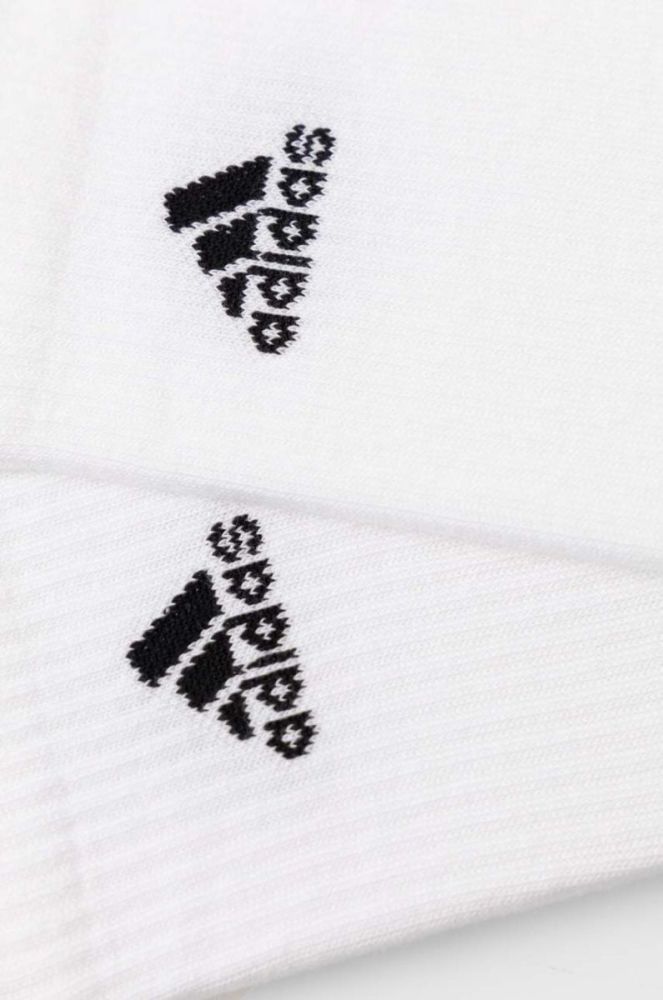 Шкарпетки adidas 6-pack колір білий фото 2