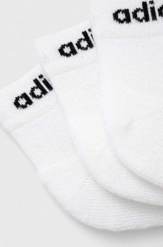 Шкарпетки adidas 3-pack колір білий (2996408) фото 2