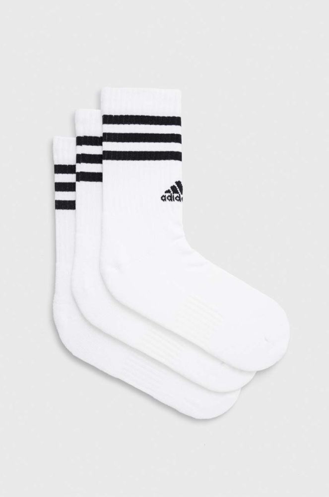 Шкарпетки adidas 3-pack колір білий (3031109)