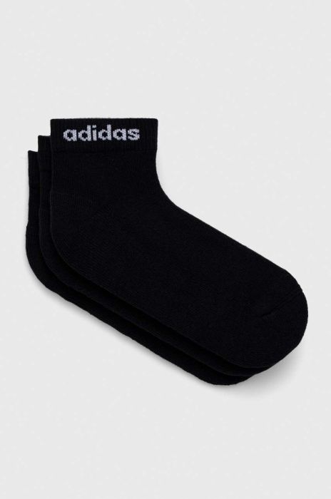 Шкарпетки adidas 3-pack колір чорний (3007852)