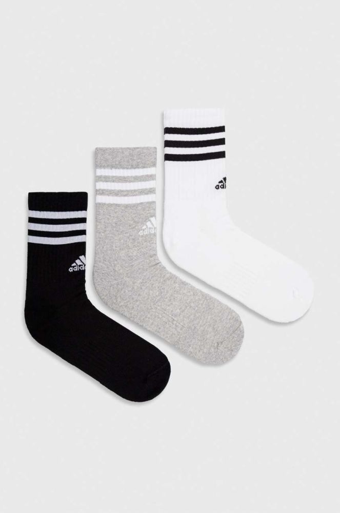 Шкарпетки adidas 3-pack колір білий (3000499)