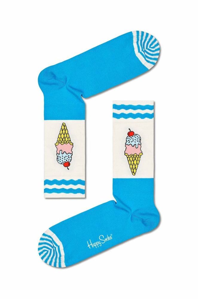 Шкарпетки Happy Socks Ice Cream колір бірюзовий