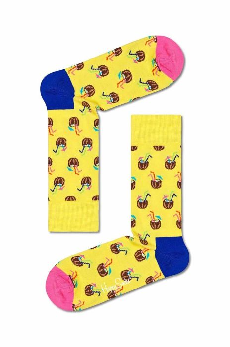 Шкарпетки Happy Socks Cocunut Cocktail колір жовтий